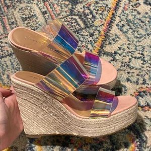 Abound iridescent heels